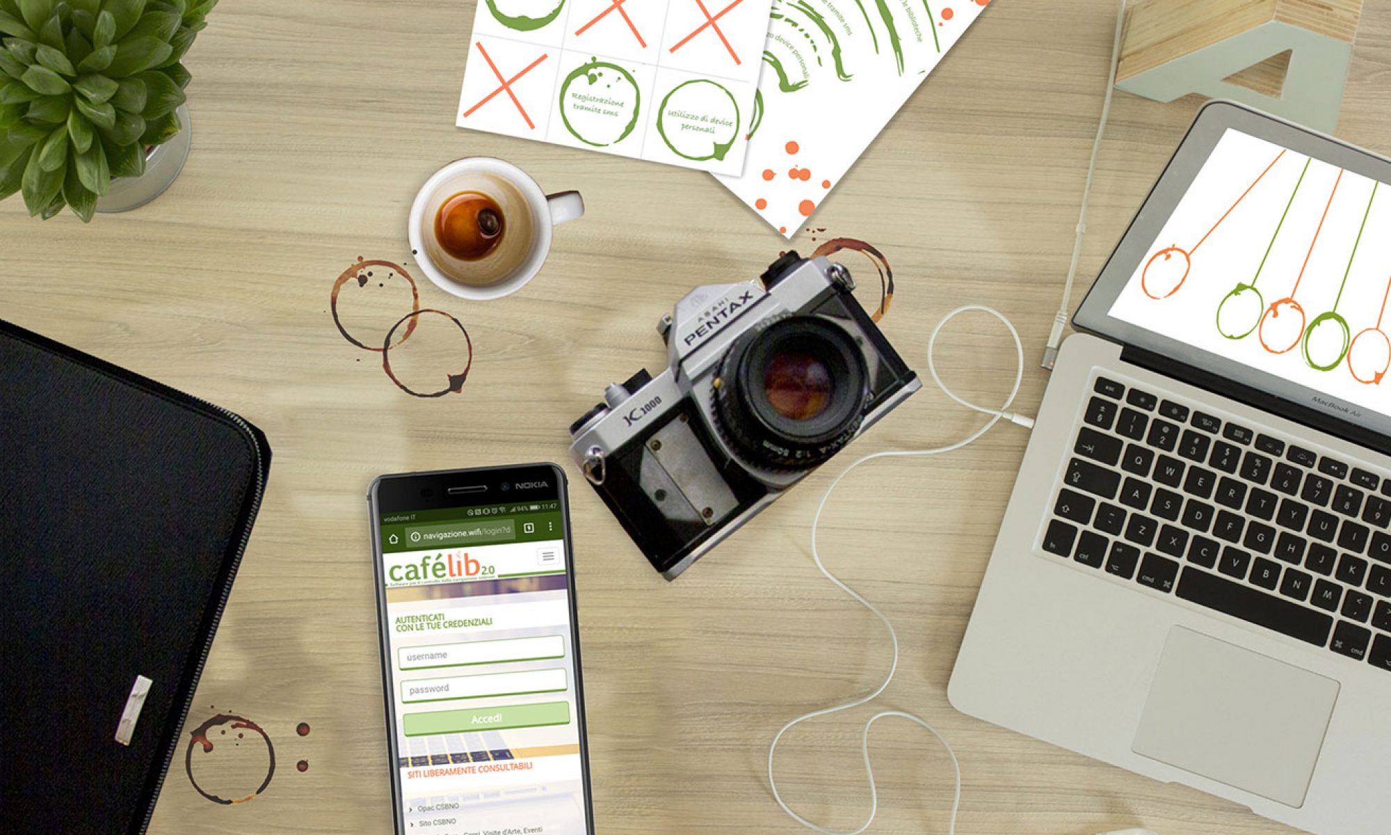 wifi biblioteca comuni e supporto CaféLib