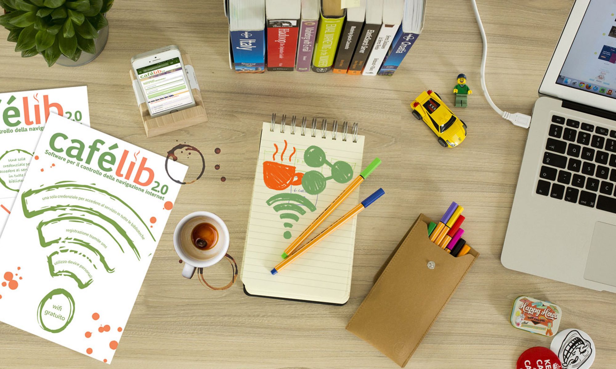 wifi biblioteca comuni e supporto CaféLib